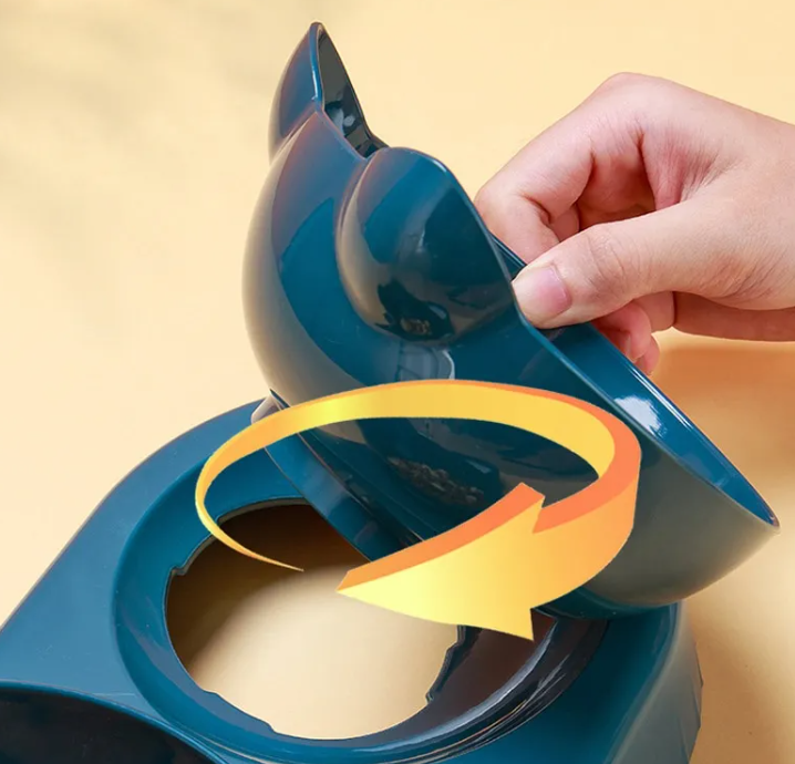 The Self-Serve Bistro — Automatic Food & Water Bowl for Cats