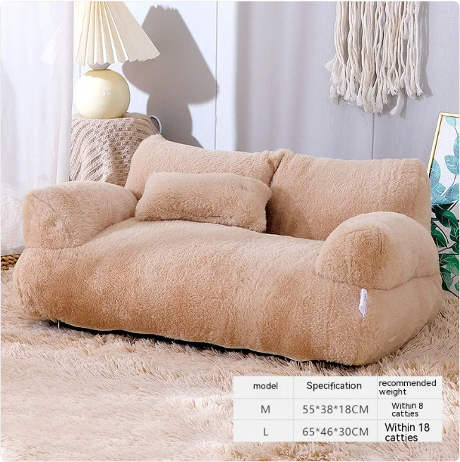 The Cloud Nine Sofa Bed — Plush Bed for Cats & Small Dogs