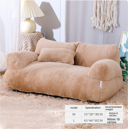The Cloud Nine Sofa Bed — Plush Bed for Cats & Small Dogs
