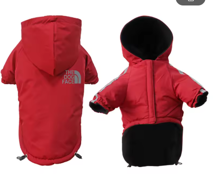The Toasty Trotter — Velvet-Lined Winter Dog Jacket