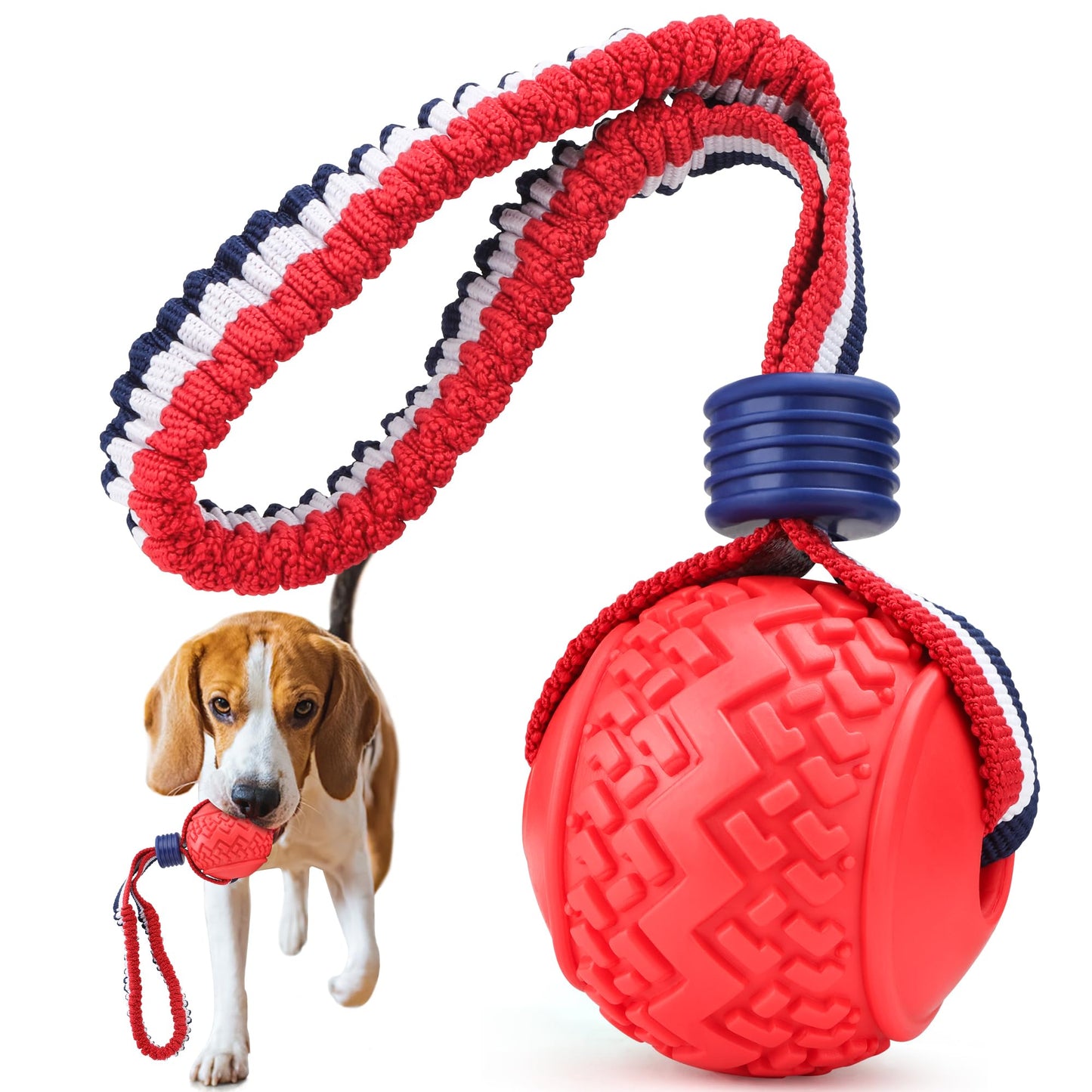 The Ring Leader — Tug & Fetch Ball for Big Dogs