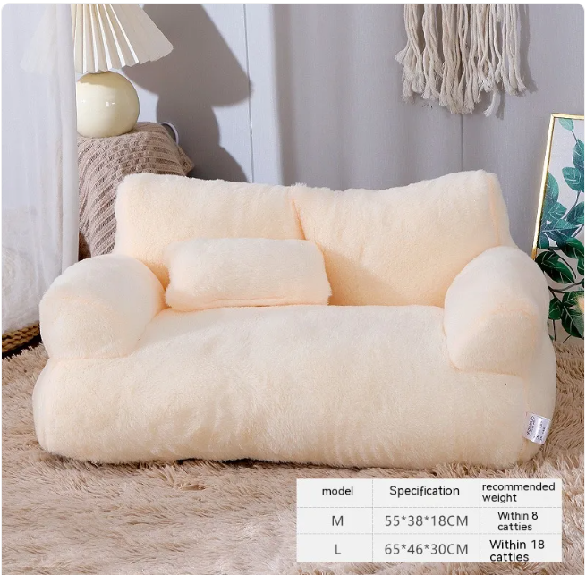 The Cloud Nine Sofa Bed — Plush Bed for Cats & Small Dogs